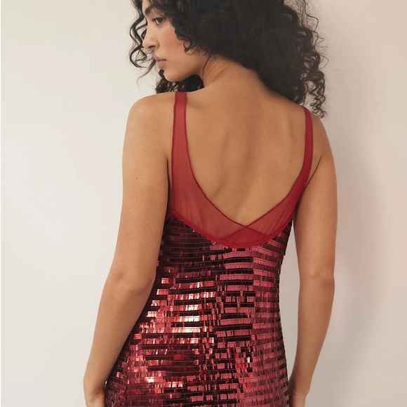 Free People Disco Fever Mini Slip Dress - Picture 3 of 5